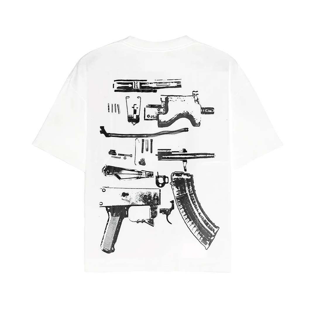 Kixkz In Draco We Trust Tee White Black