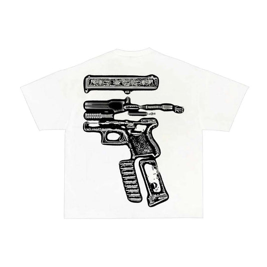 Kixkz In Glock We Trust Scrapyard White Tee