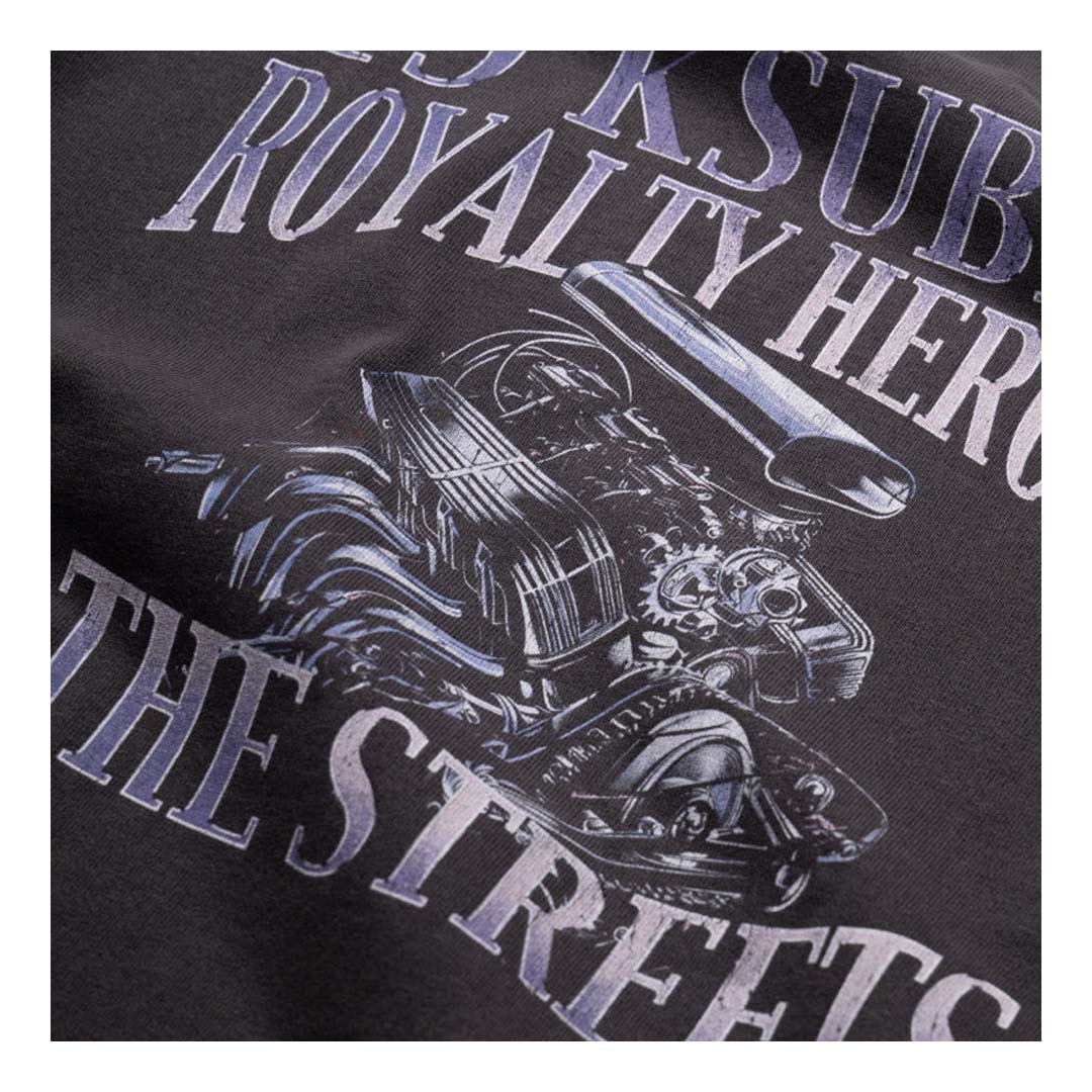 Ksubi Engine Ekcess SS Tee Charcoal