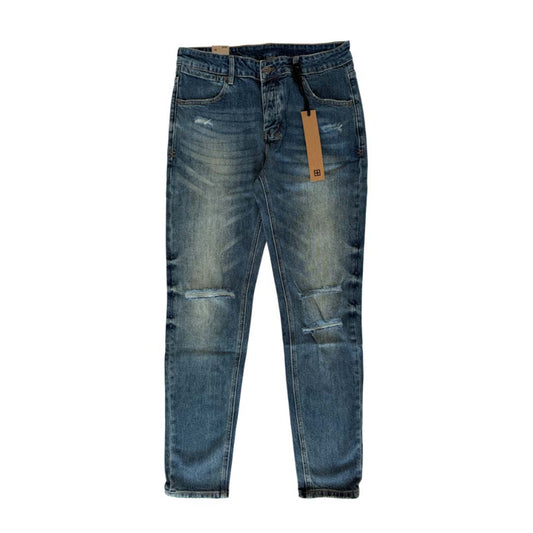 Ksubi Van Winkle Thrashed Jeans Blue Wash