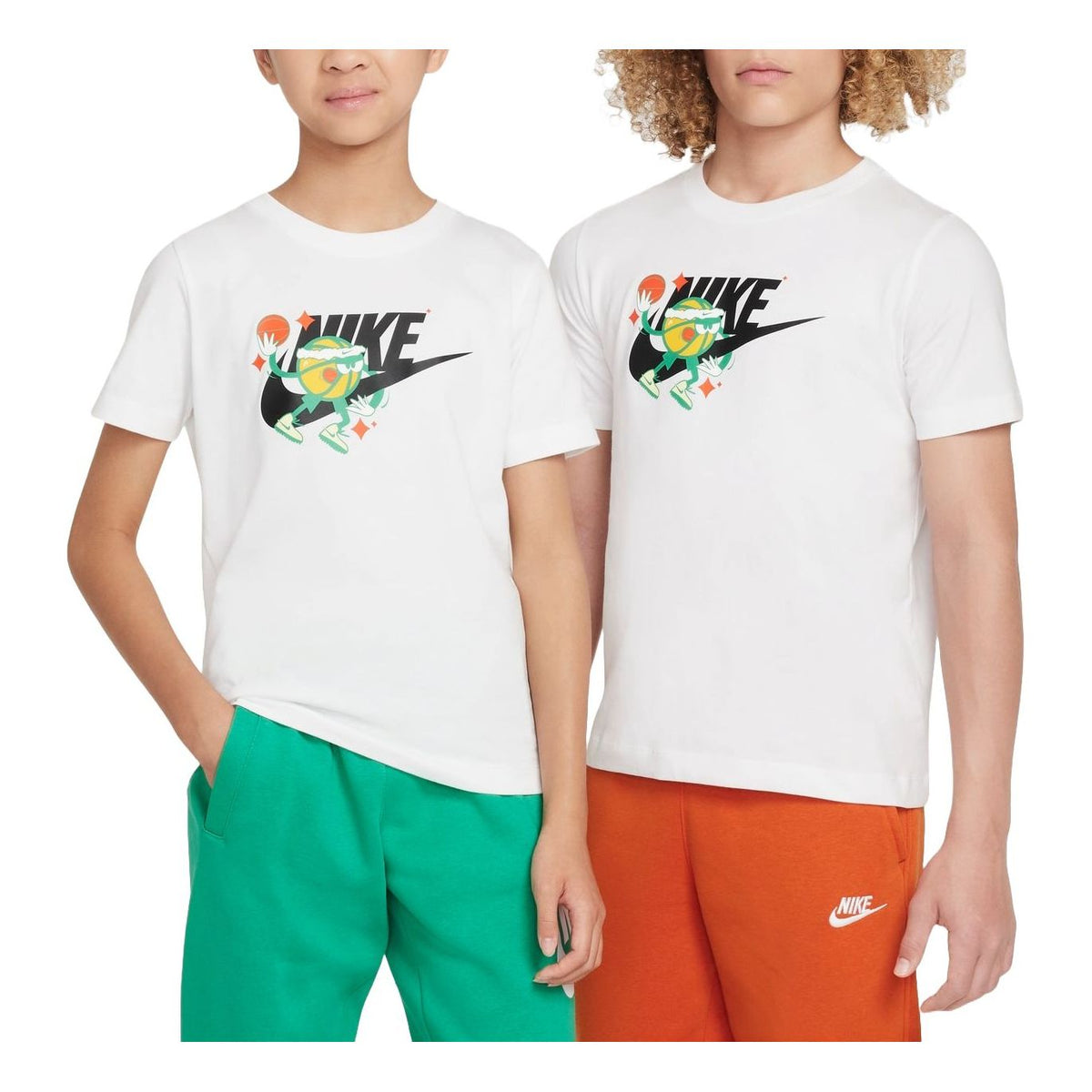 (GS) Nike Sportswear Graphic T-shirt 'White' FZ5123-100