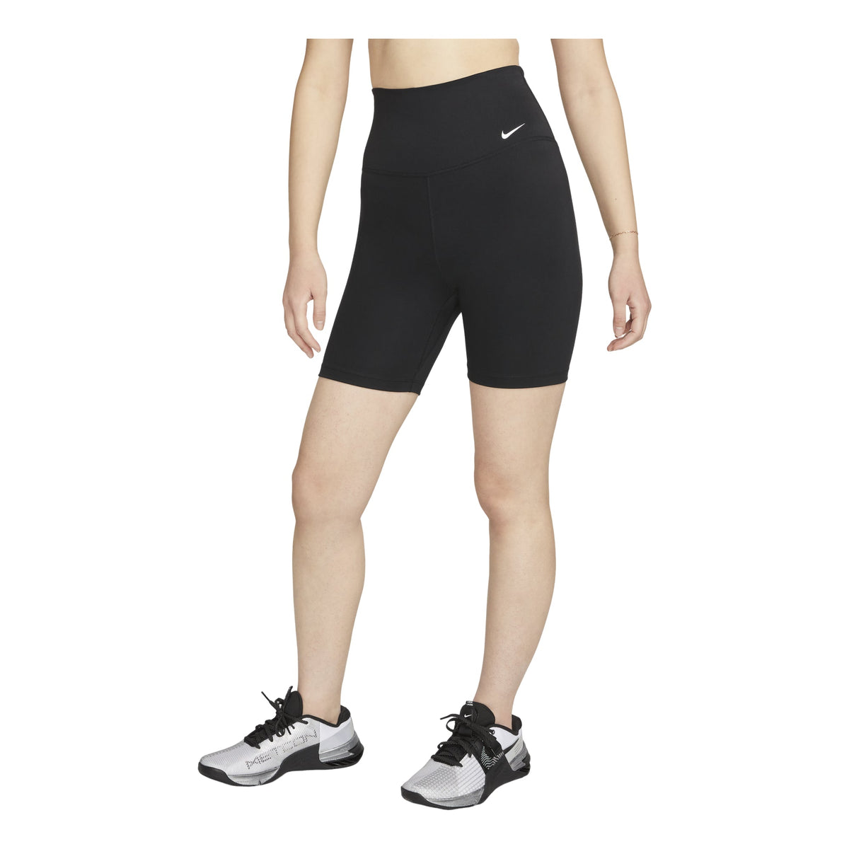 (WMNS) Nike Dri-Fit One High-Waisted 18-Centimeter Cycling Shorts 'Black' DV9023-010