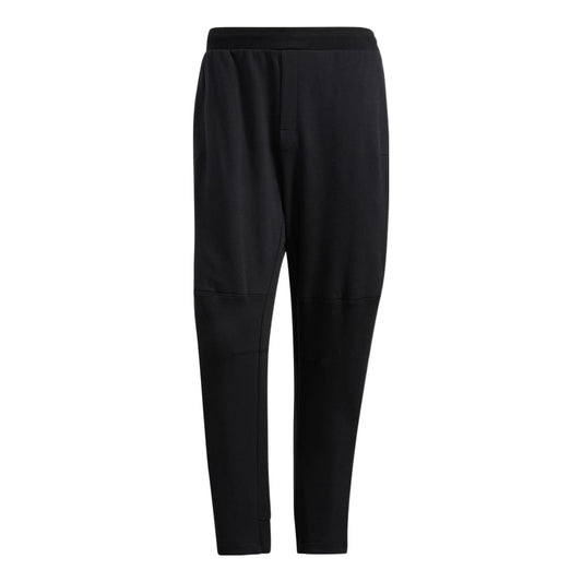 Men's adidas Solid Color Straight Casual Sports Pants/Trousers/Joggers Black HE9894