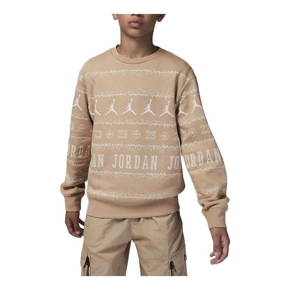 (PS) Air Jordan MJ Holiday Fleece Crew Top 'Hemp' FV5658-200