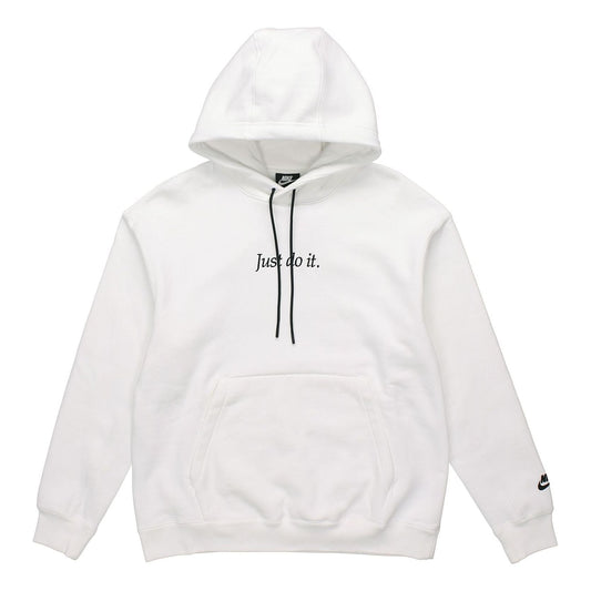 Nike Sportswear Drawstring Fleece Pullover White CI9407-100