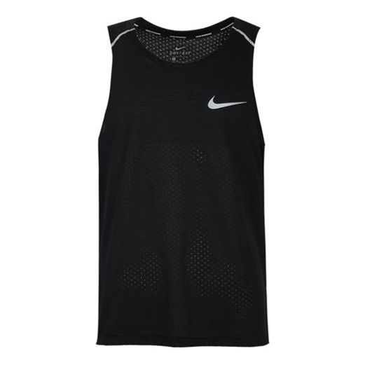 Nike Rise 365 Tank DRI-FIT Sports Top Men Black AQ9918-010