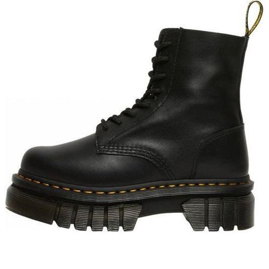 (WMNS) Dr. Martens Audrick Nappa Lux Platform Ankle Boots 'Black' 27149001