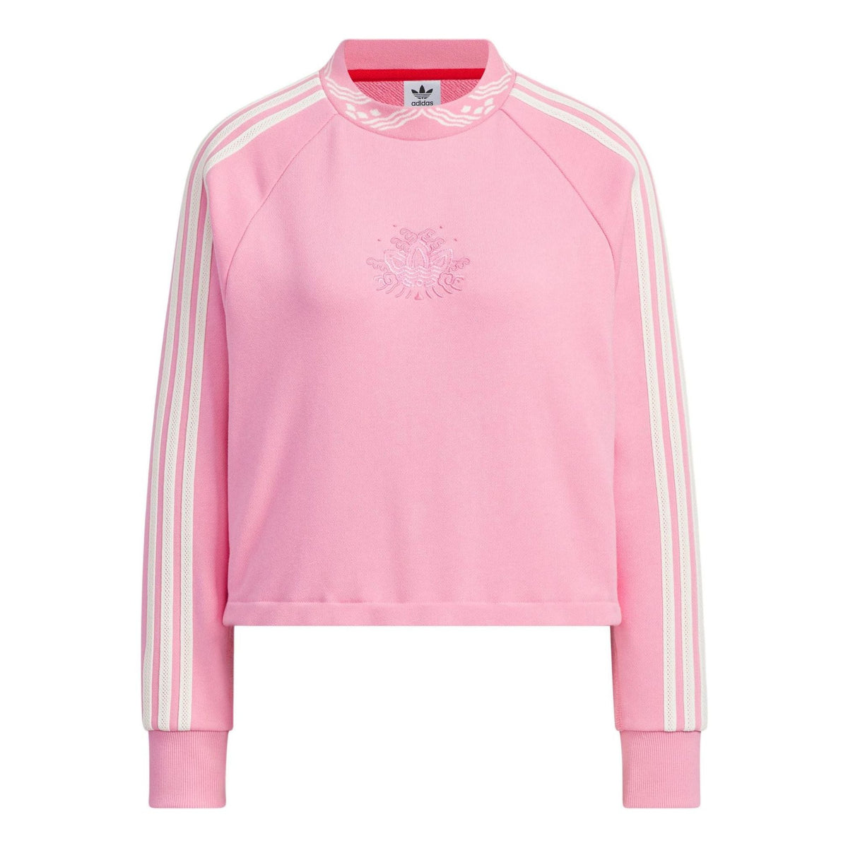 (WMNS) adidas Originals Crew Neck Sweatshirt Asia Sizing 'Pink' IX4229
