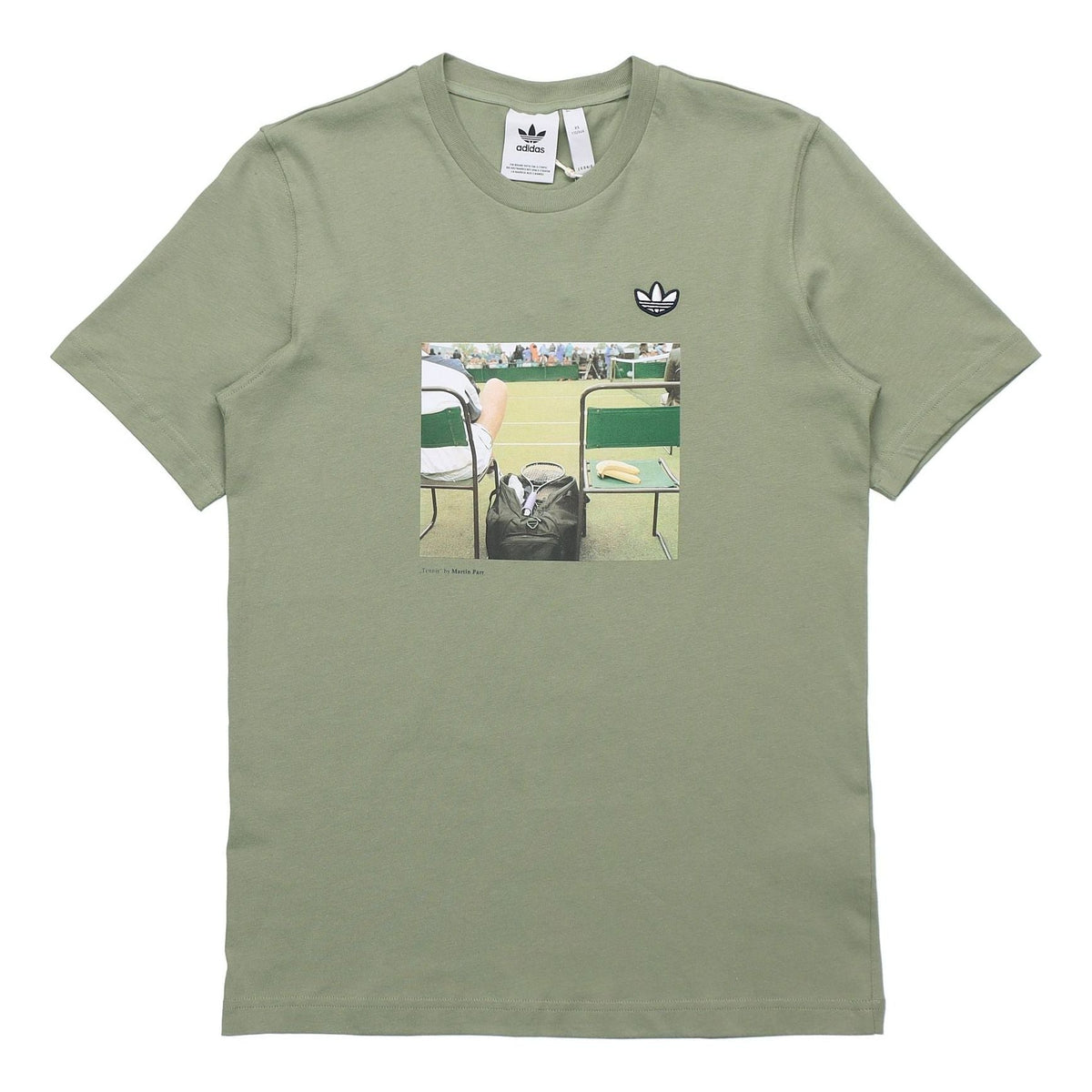 adidas originals originals Photo Tee Printing Short Sleeve Green FM2196