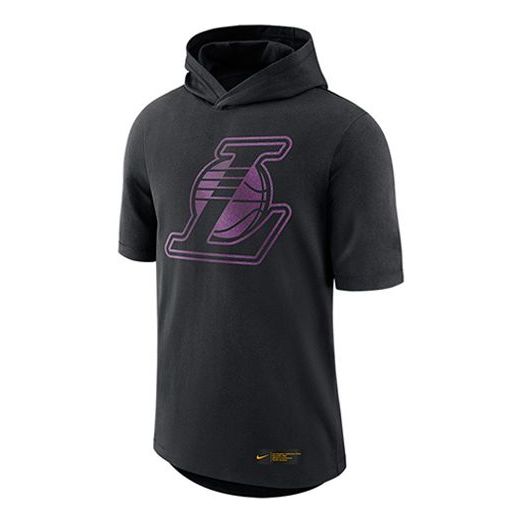 Nike SS20 LAL M NK Tee Cts Hoody Lakers hooded Black AT1428-010