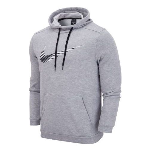Men's Nike Dri-fit Casual Pullover Training Dark Grey DJ0276-063