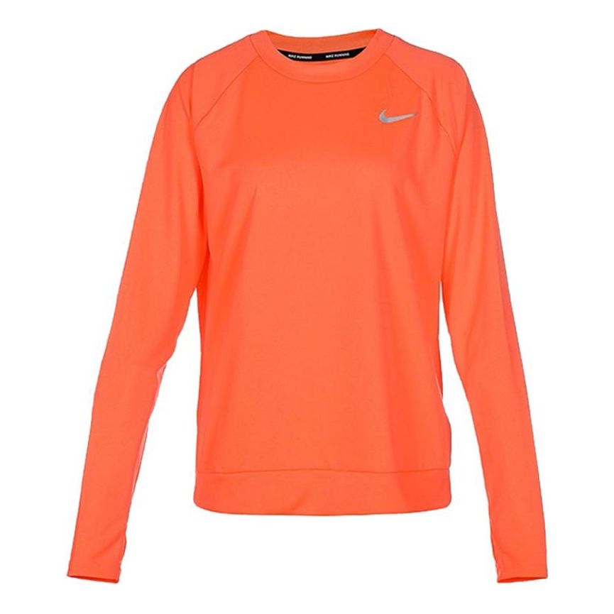 (WMNS) Nike AS W NK DF PACER Crew BRIGHT MANGO CU3271-854