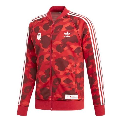 adidas x A Bathing Ape adicolor Track Jacket 'Camouflage Red' DP0184