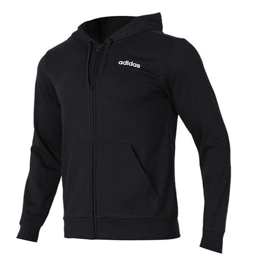 adidas E PLN FZ FT Sports Stylish Jacket Black DU0383