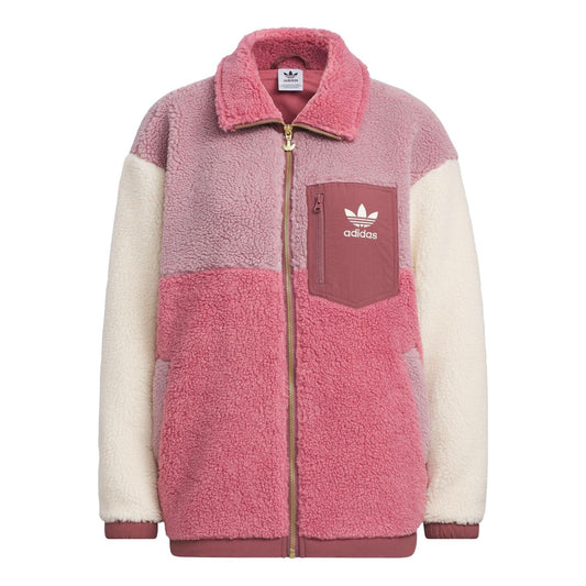 (WMNS) adidas Originals Sherpa Jackets 'Pink' IN0988