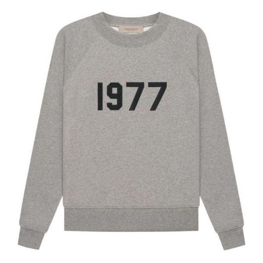 Fear of God Essentials SS22 Crewneck 1977 'Dark Oatmeal' FOG-SS22-389