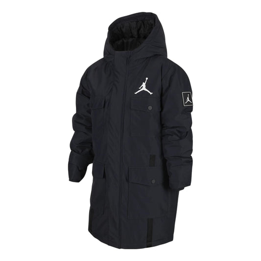 (GS) Air Jordan Essentials Down Parka Jacket 'Black' FV5813-010