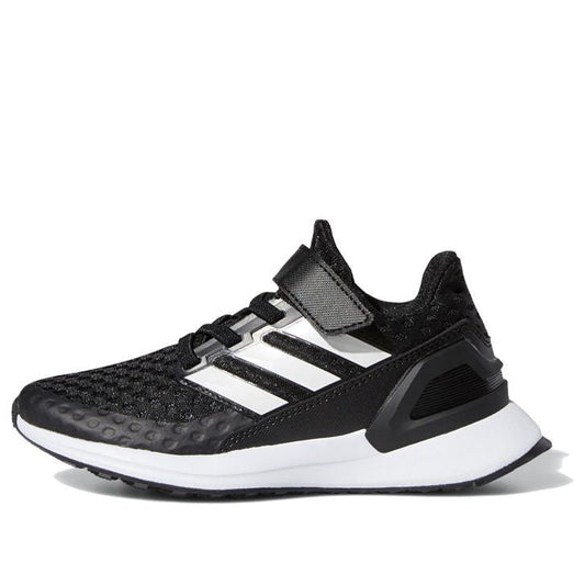 (PS) adidas RapidaRun J 'Black White' EF9258