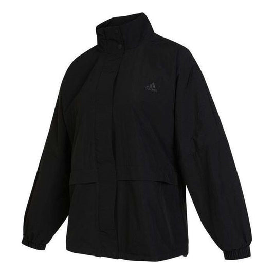 (WMNS) adidas Word Woven Jacket Asia Sizing 'Black' HM2808