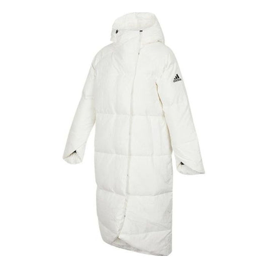 (WMNS) adidas Big Baffle Jacket Asia Sizing 'White' GQ2509