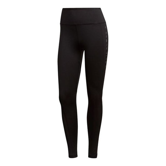 (WMNS) adidas Karlie Kloss High-Waist Long Tights Asia Sizing 'Black' GH7361