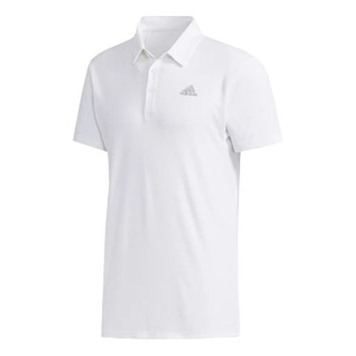 adidas originals Casual Sports Short Sleeve Polo Shirt White FK1417