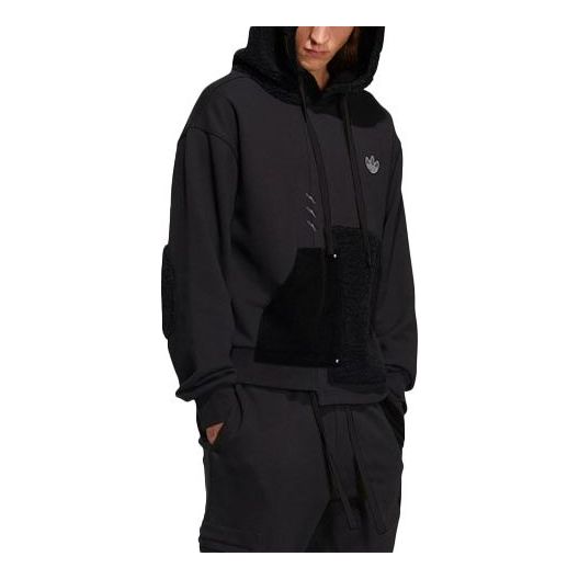 adidas originals Series Irregular Splicing Sports Black HC0352