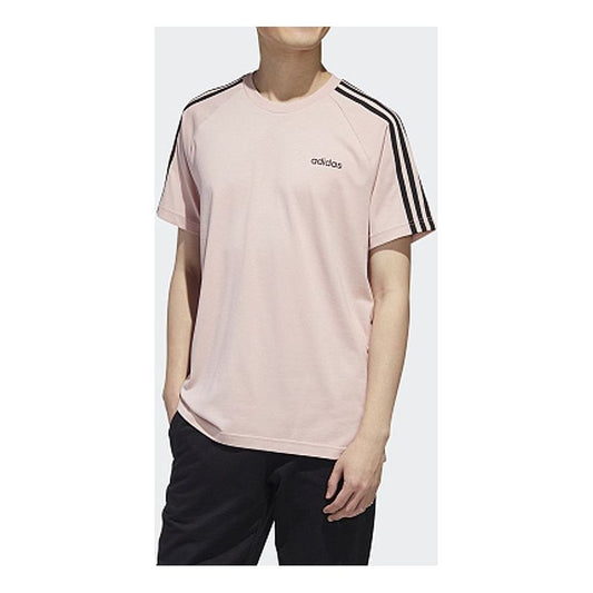 adidas neo M Esntl 3S Tee Sports Short Sleeve Pink GJ8903