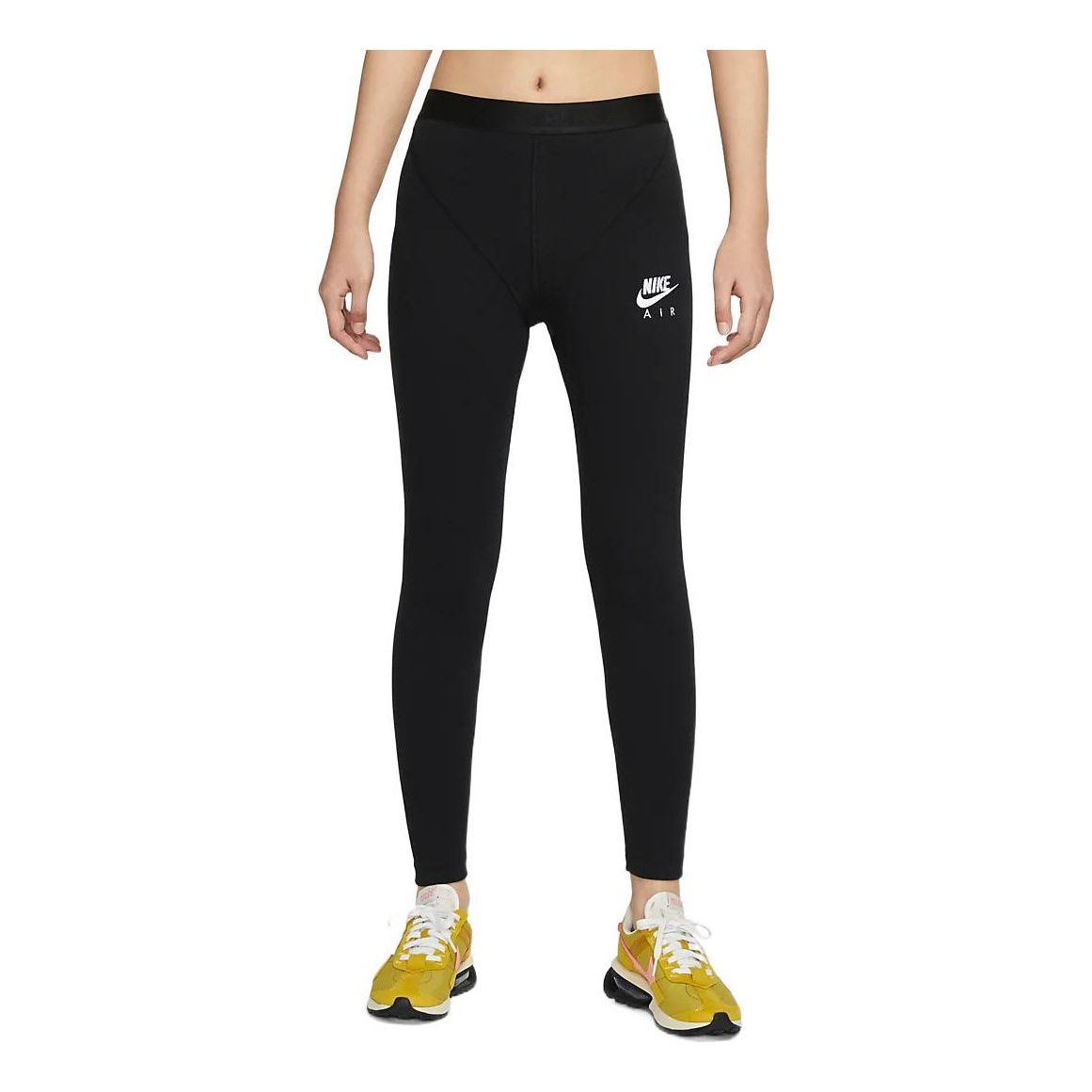 (WMNS) Nike AS W Sportswear Nike Sportswear Air RIB TIGHTS HR Black DM6072-010
