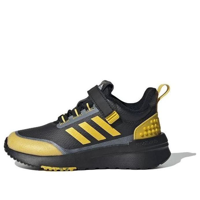 (GS) adidas LEGO x Racer TR Little Kid 'Black Equipment Yellow' GW4002