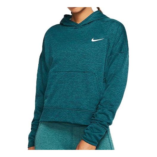 (WMNS) Nike Therma Element Casual Sports Running Hoodie Dark Sapphire Blue CJ0584-347