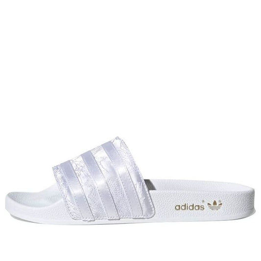(WMNS) adidas originals Adilette 'White' EG5162