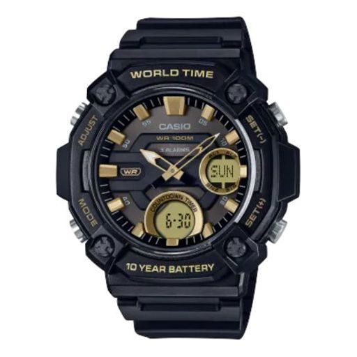 CASIO G-Shock Analog-Digital 'Black Gold' AEQ-120W-9AV