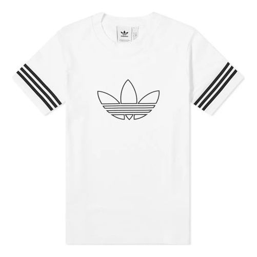 adidas originals Outline Logo Short Sleeve White FM3894