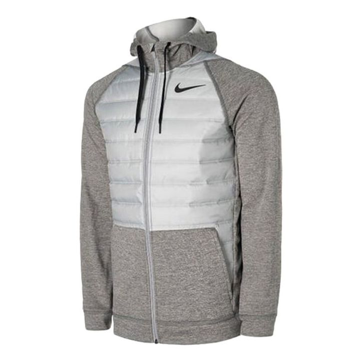 Nike Stay Warm Sports Training Hooded Padded Jacket Gray Dark gray BV6299-063