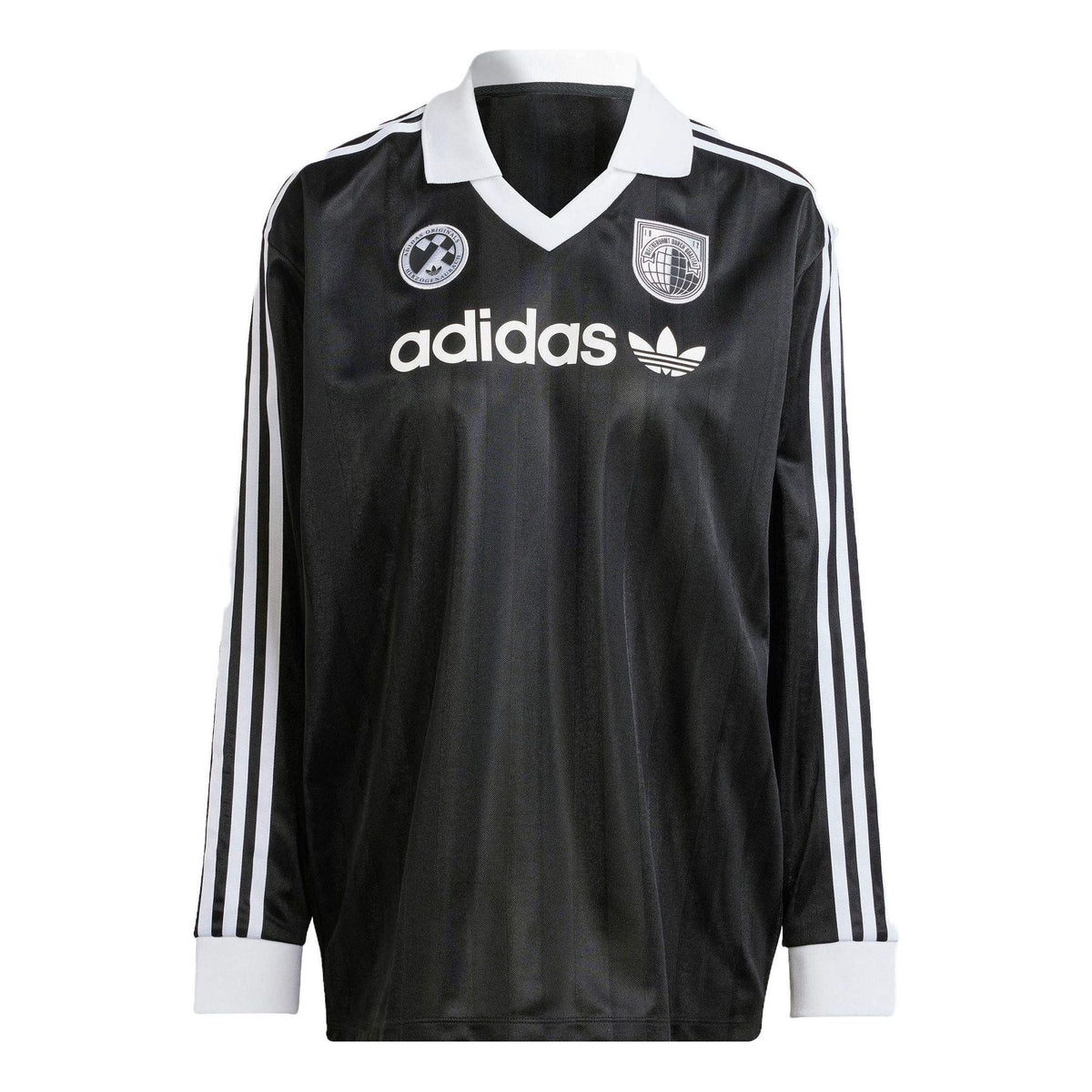 (WMNS) adidas Football Long-Sleeve Top 'Black' IR9769