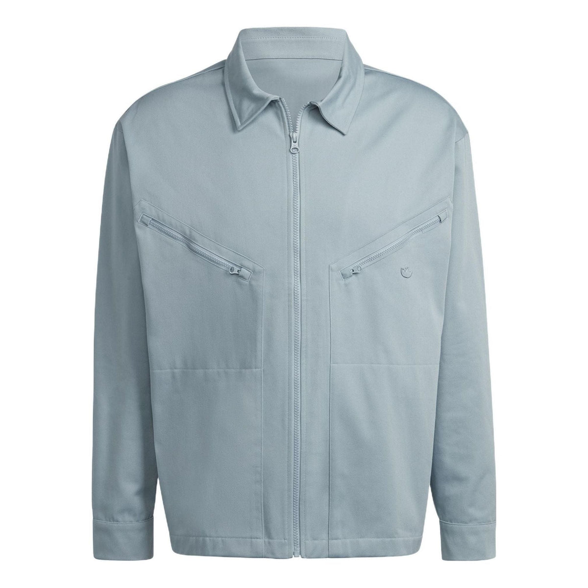 Men's adidas originals Sports Solid Color Jacket Light Grey HC4539