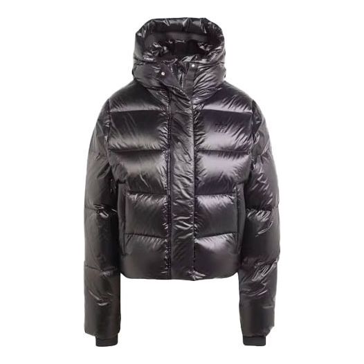 (WMNS) adidas Short Premium Puffer Jacket 'Black' IR7120