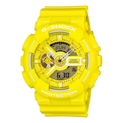 CASIO G-Shock Analog-Digital 'Yellow' GA-110BC-9A