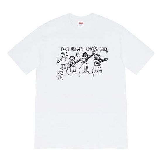 Supreme FW19 Week 4 x The Velvet Underground Drawing Tee SUP-FW19-455