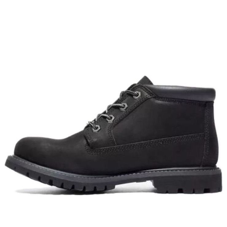 (WMNS) Timberland Nellie Waterproof Chukka Boot 'Black Nubuck' TB023398-001