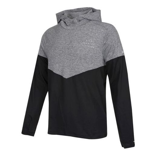 Men's Nike Therma-fit Division Splicing Contrasting Colors Running Gray DM4639-010