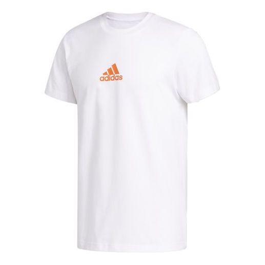 adidas LIL STRIPE TEAM Basketball Sports Short-sleeve Tee Men White FM4967