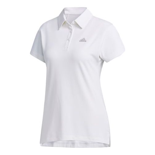 (WMNS) adidas Tennis Sports White Polo Shirt FK1388