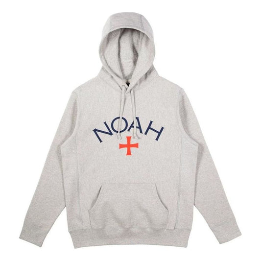 NOAH Core Logo Heather Grey Pullover Loose Alphabet Unisex light grey NOAH-SS18-011