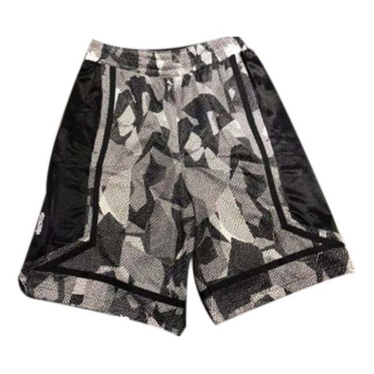 Nike Basketball Kyrie Dry Elite Shorts For Men Camo/Gray AJ3456-104