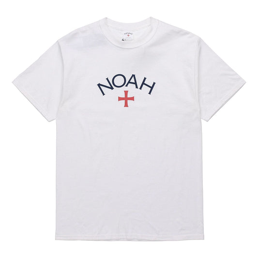 NOAH NYC Logo Tee White Logo Printing Short Sleeve Unisex NOAH-SS18-003