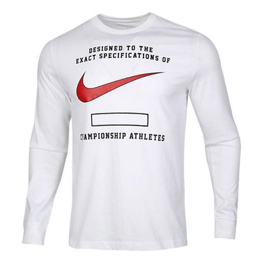 Nike Sportswear Causual Sports Long Sleeve Male White CW0528-100