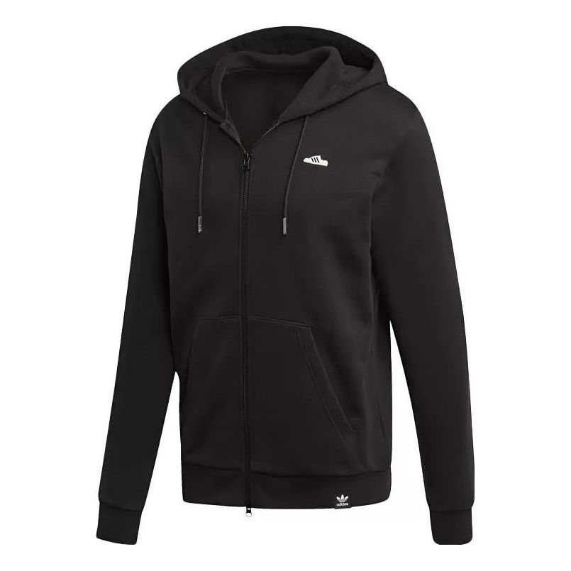 adidas originals Mini Emb Fzhood Casual Loose Black FK9980