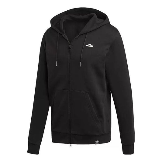 adidas originals Mini Emb Fzhood Casual Loose Black FK9980